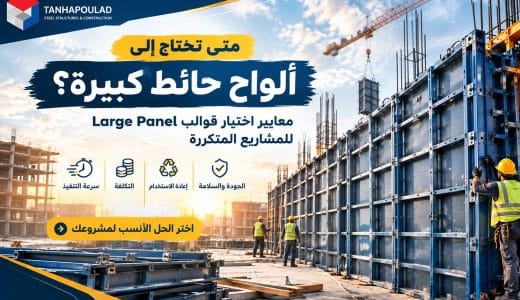 متى تحتاج إلى قوالب حوائط كبيرة Large Panel؟