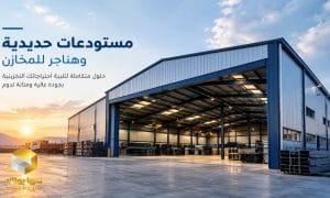 مستودعات حديدية وهناجر للمخازن