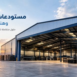 مستودعات حديدية وهناجر للمخازن