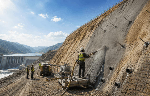 RCC Placement in the Dam Body and Auxiliary Structures
