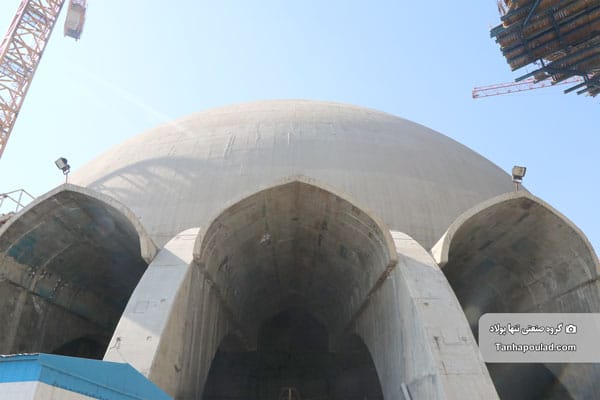 مصلای امامخمینی (ره) یا مصلای بزرگ تهران 4 تولید قالب بتن مصلای بزرگ تهران