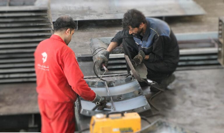 مراحل ساخت قالب قوسی عرشه