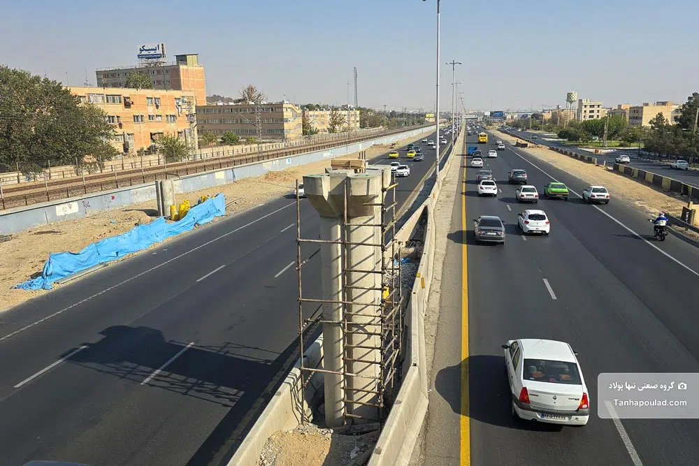 احداث ستون و سرستون پل پیکان شهر