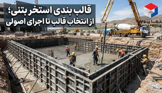 قالب بندی استخر بتنی