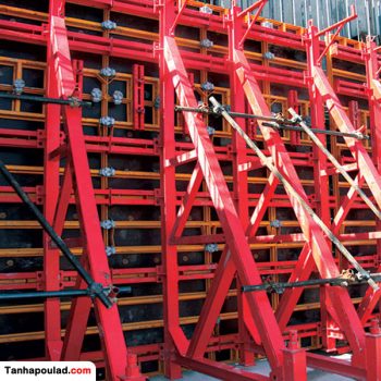 Backing-concrete-formwork روش پشت بندی قالب بتن